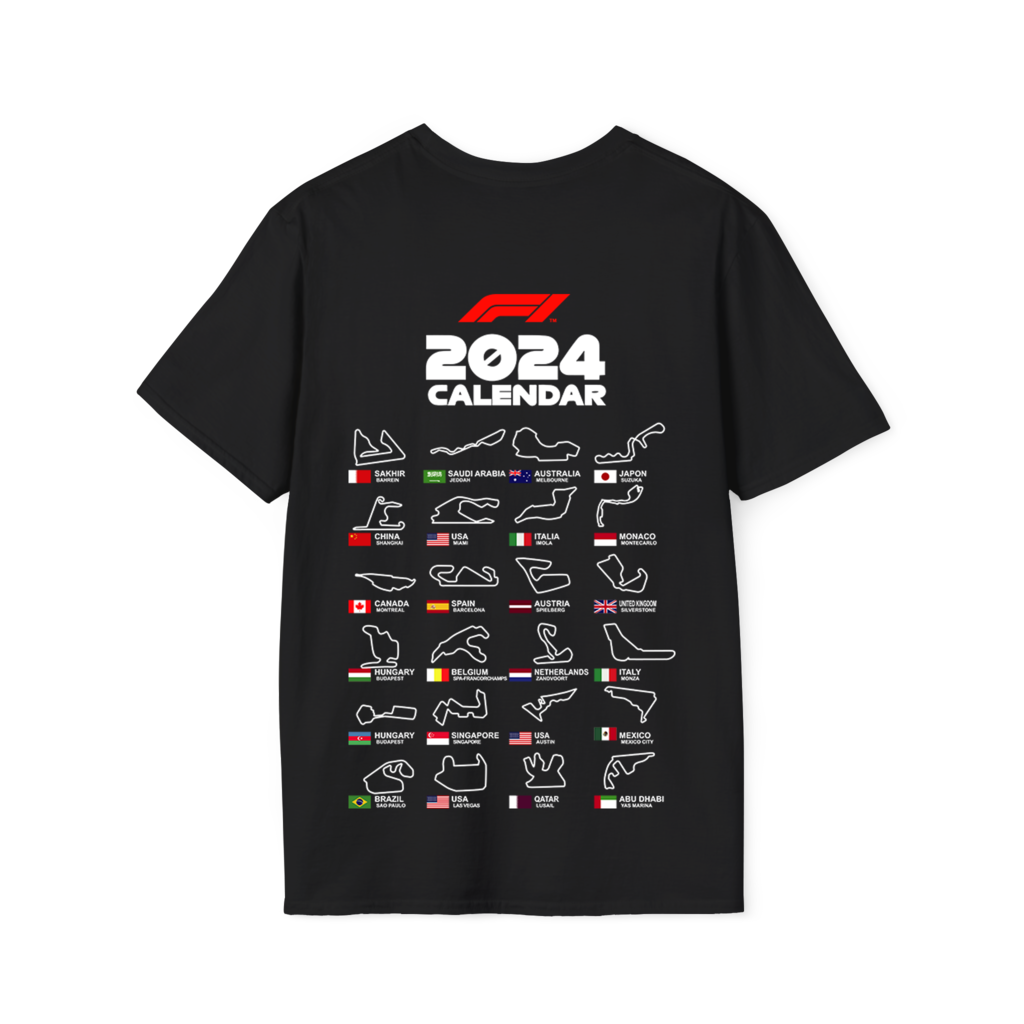 CAMISA PISTAS DE FOMULA 1