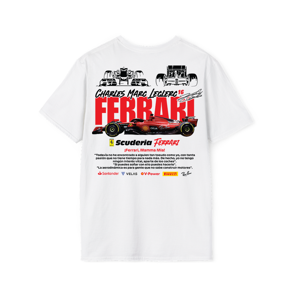 CAMISA CHARLES LECLERC FORMULA1 - Imagen 2