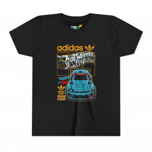 CAMISA ADIDAS HOTWHEELS NISSAN AZUL