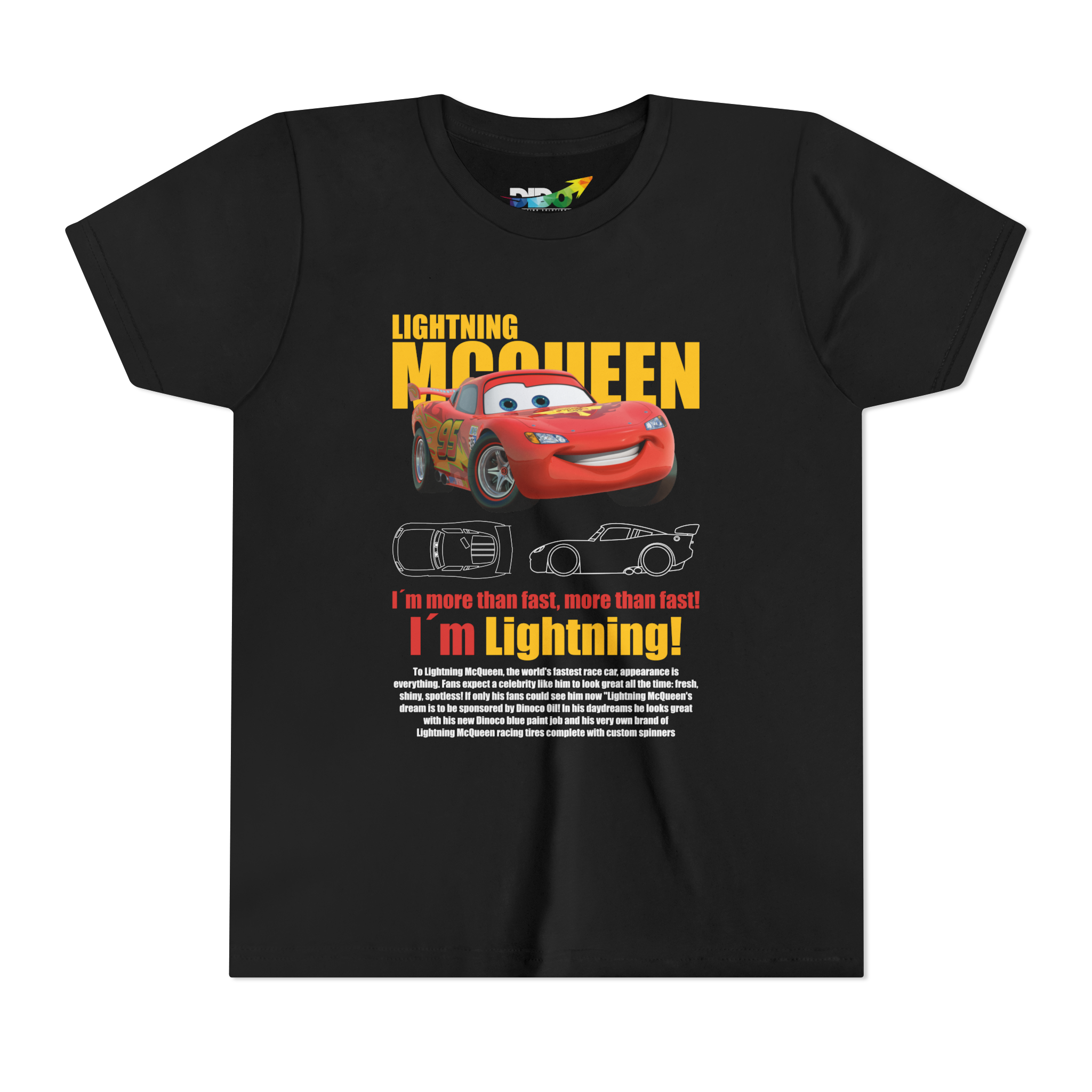 CAMISA LIGHTNING MCQUEEN