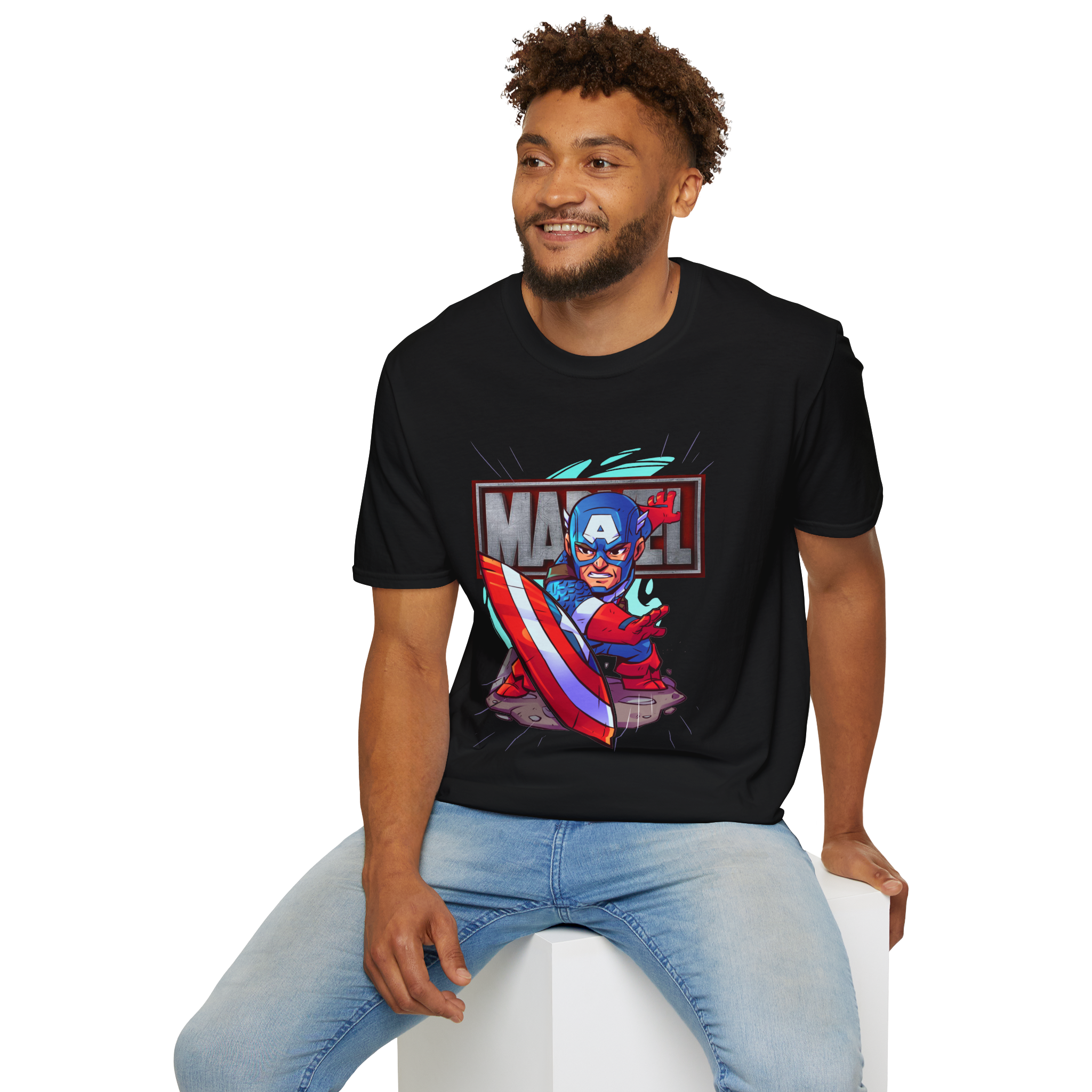 CAMISA CAPITAN AMERICA MARVEL - Imagen 4