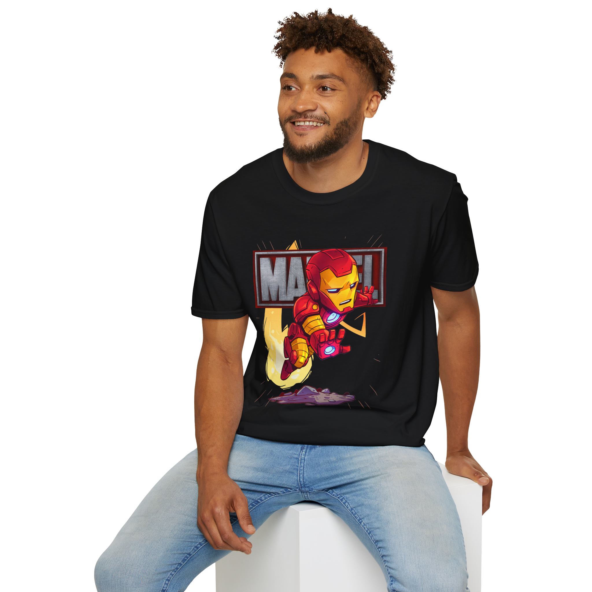 CAMISA IRON MAN VOLANDO MARVEL - Imagen 4